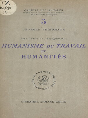 cover image of Pour l'unité de l'enseignement
